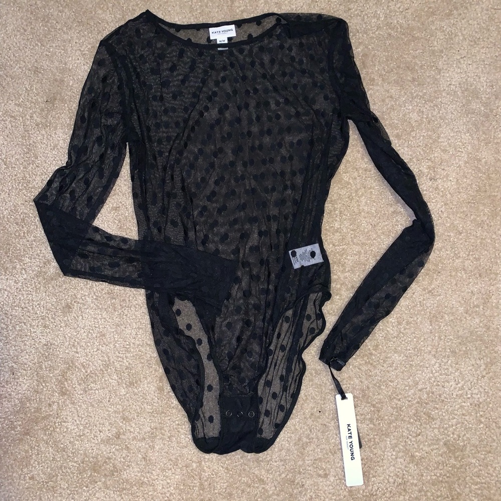 Kate Young Sheer Bodysuit